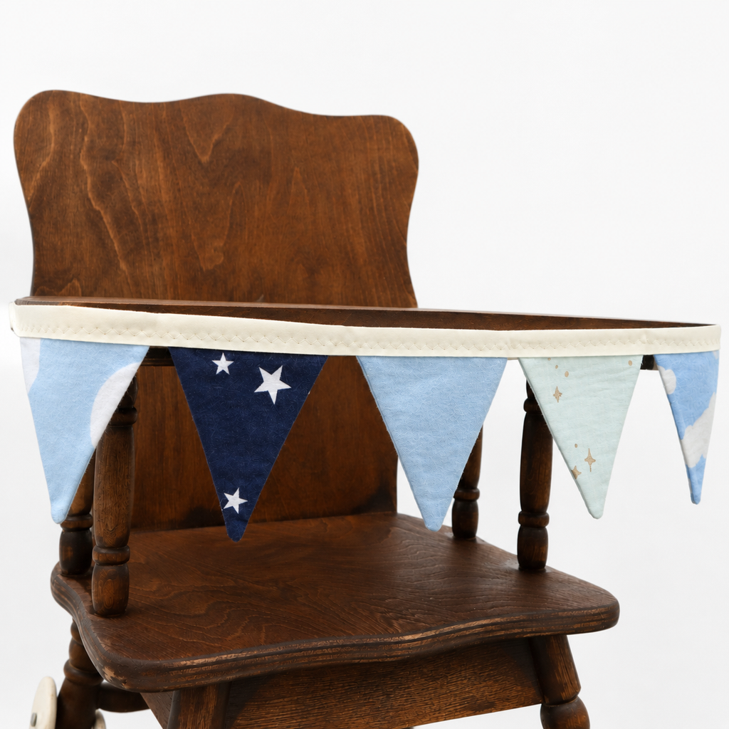 Banderole pour chaise haute - 5 fanions - Rêverie