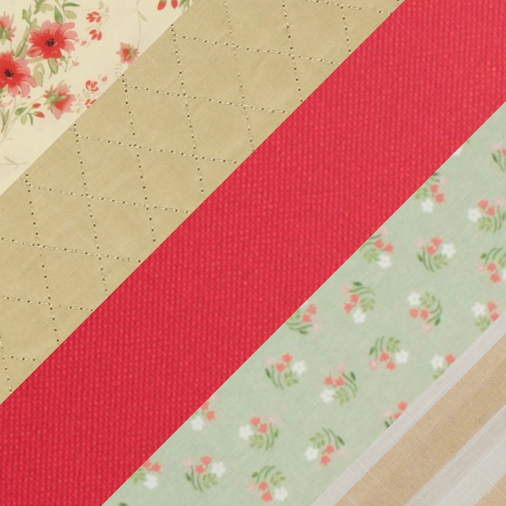 Banderole pour chaise haute - 5 fanions - Petites fleurs
