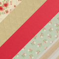 Banderole pour chaise haute - 5 fanions - Petites fleurs